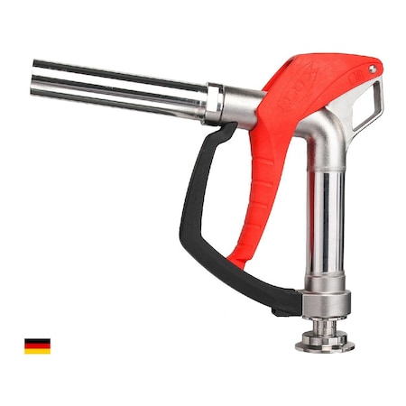 Flux Hand Nozzle Stainless Steel 1.5" Tri Clamp, For Food Service 24-ZORO0264